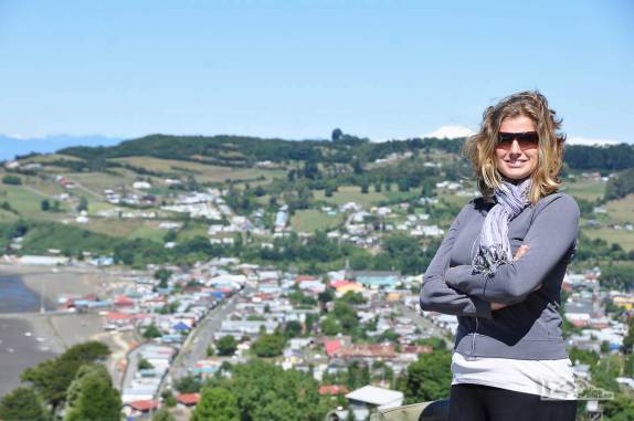 Chegando a Achao, pequena cidade em isla Quinchao, no arquipélago de Chiloé, no sul do Chile